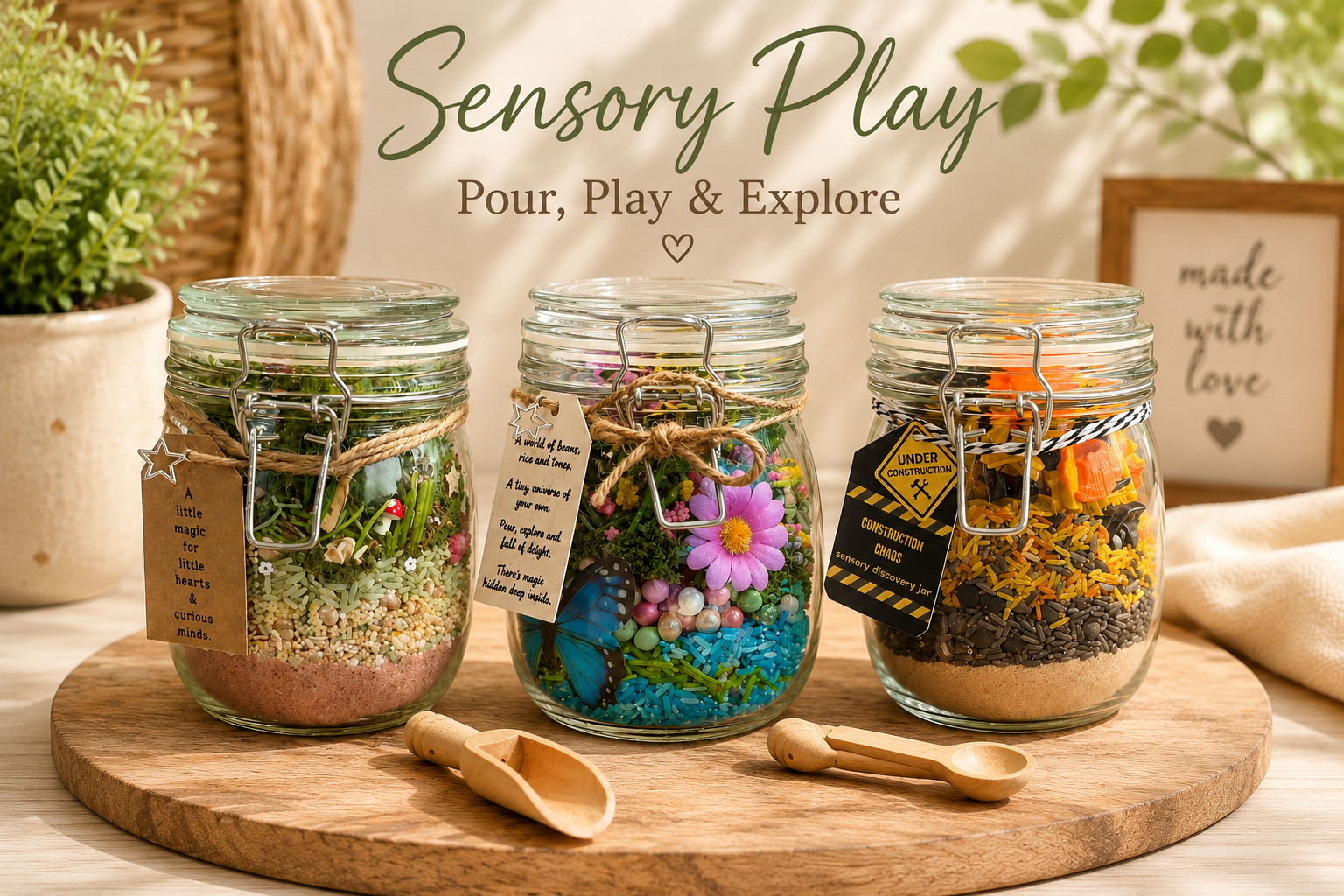 Pour & Play Jars