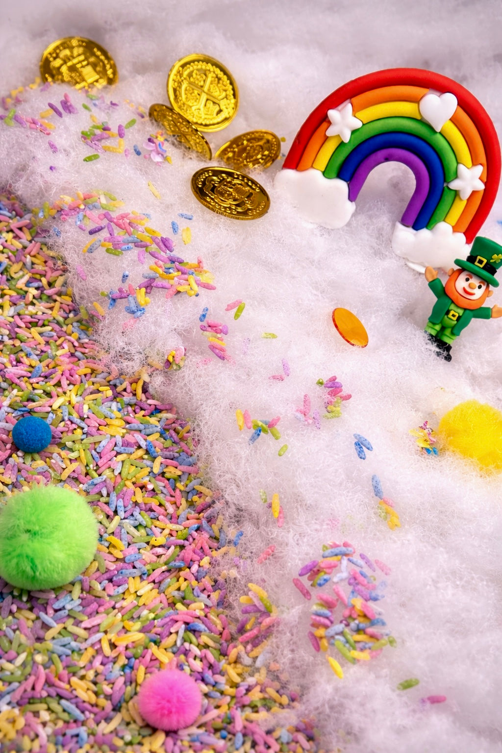 Somewhere Over The Rainbow Sensory Tray 🌈