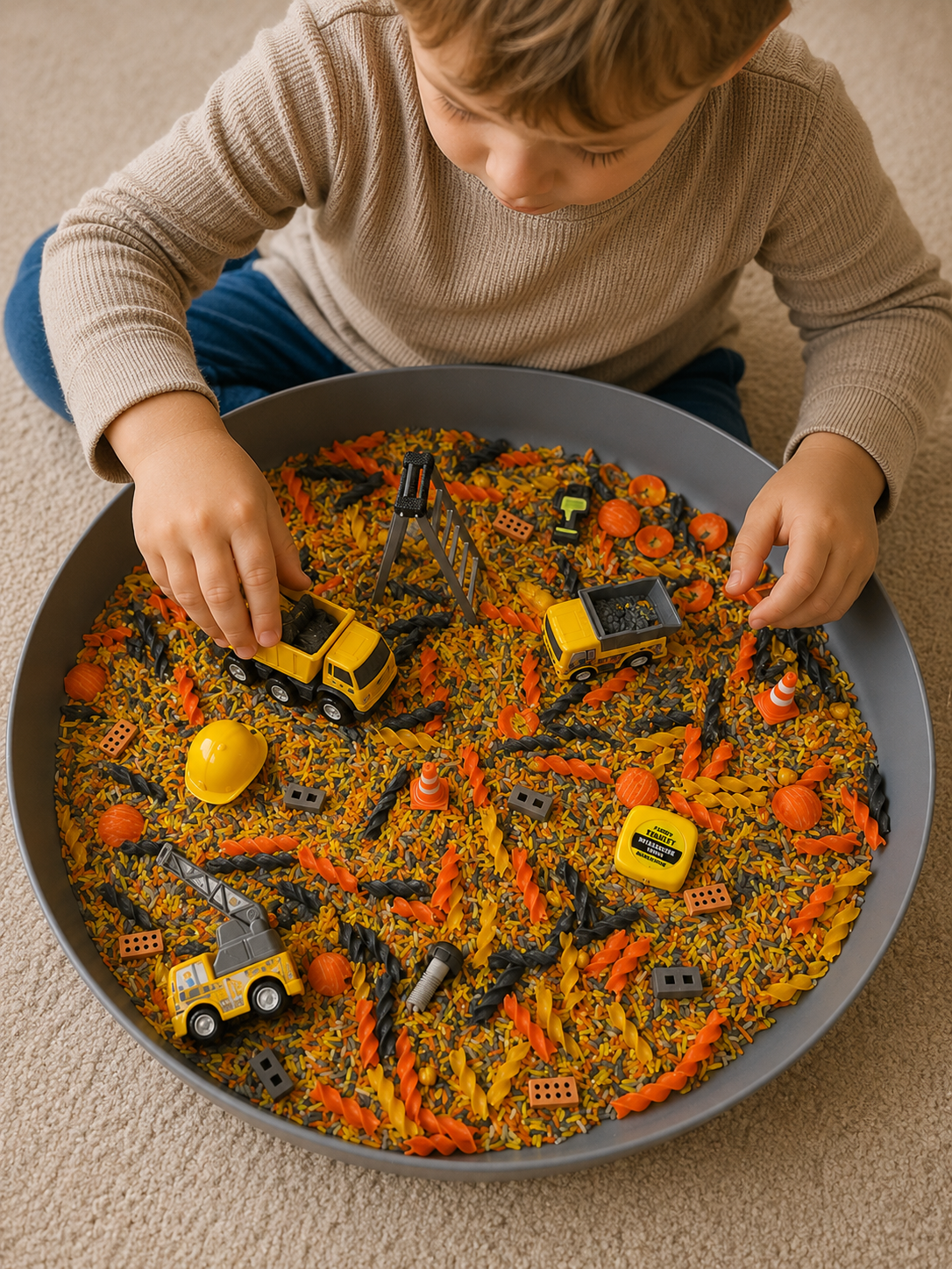 Construction Sensory Play Kit