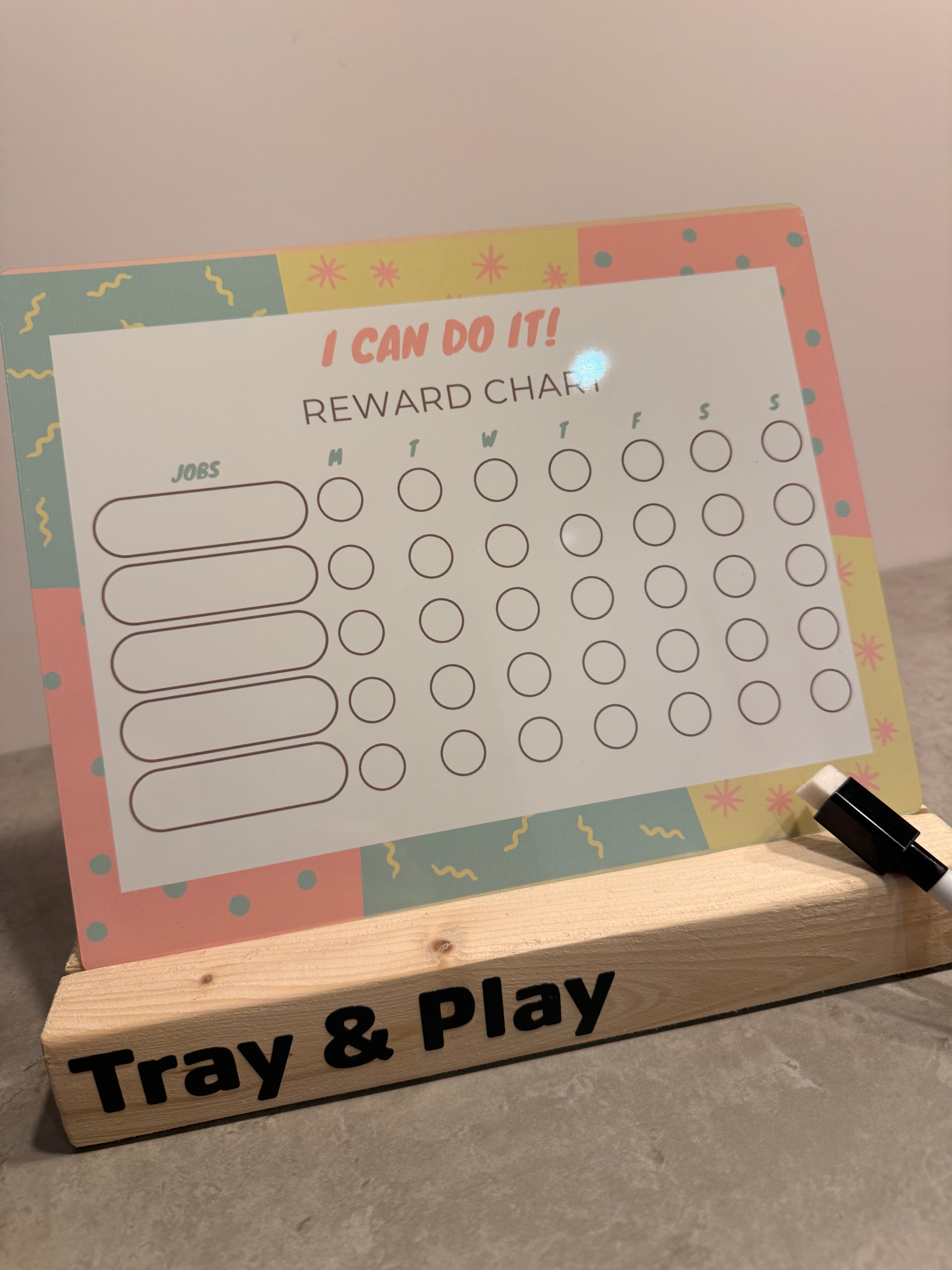 Pastel Reward Chart | Reusable Behaviour & Routine Chart
