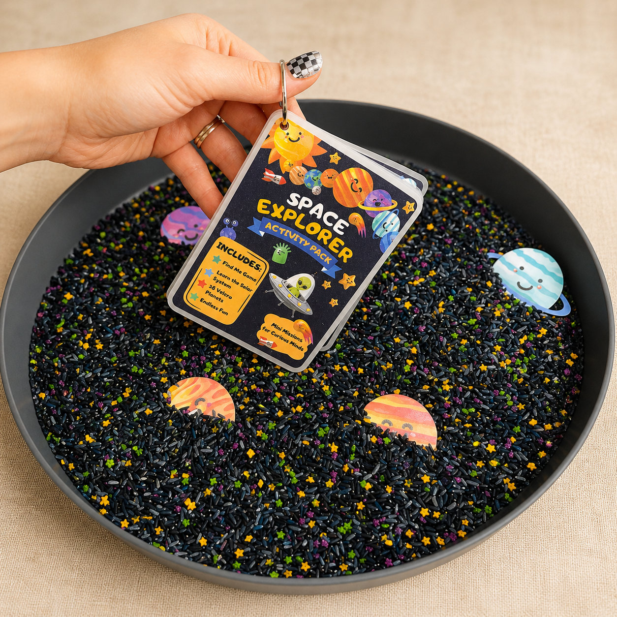 Space Sensory Play Kit | Solar System Learning Through Play Activity