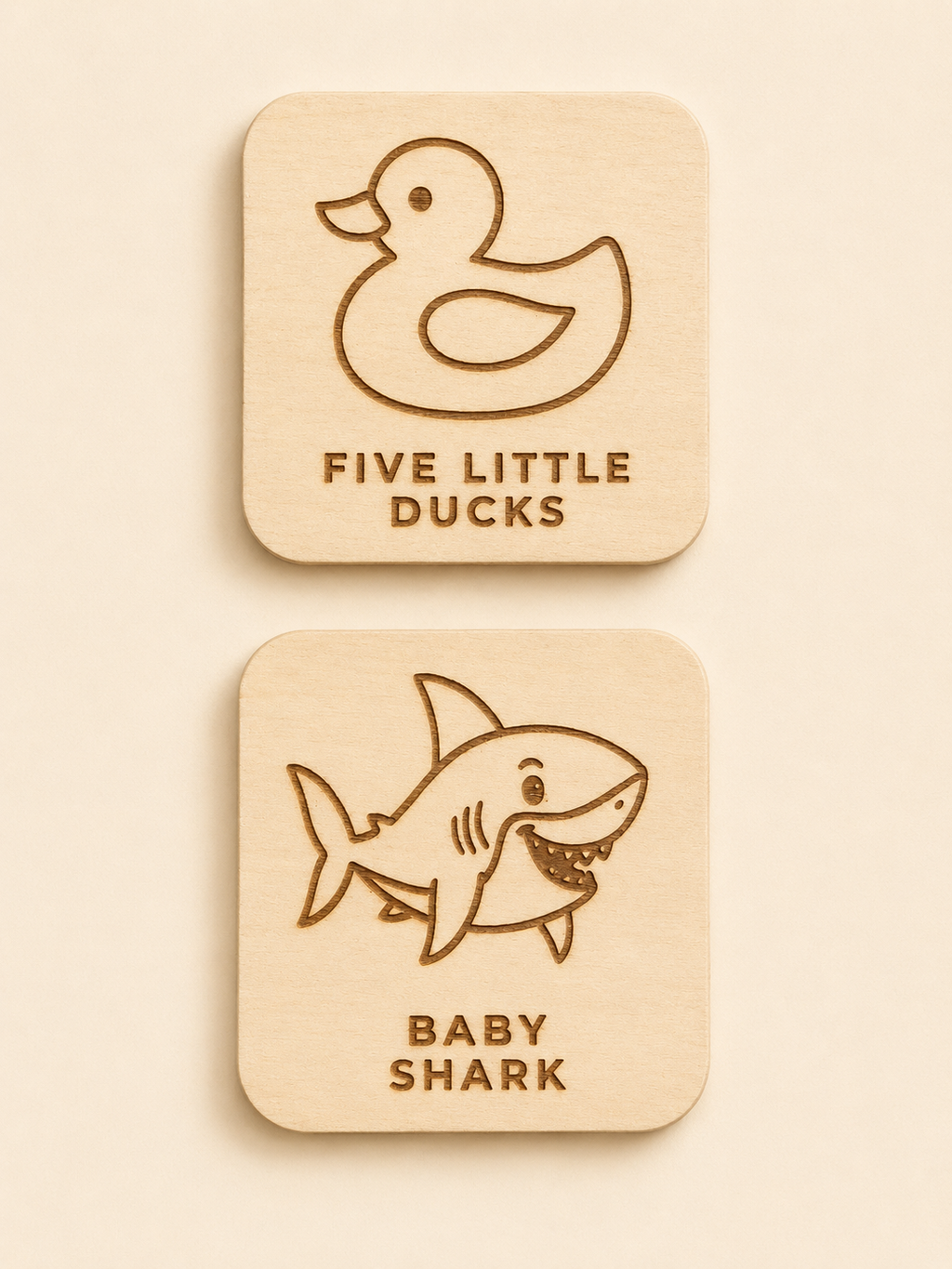 Song Squares | Wooden Nursery Rhyme & Singing Activity Set
