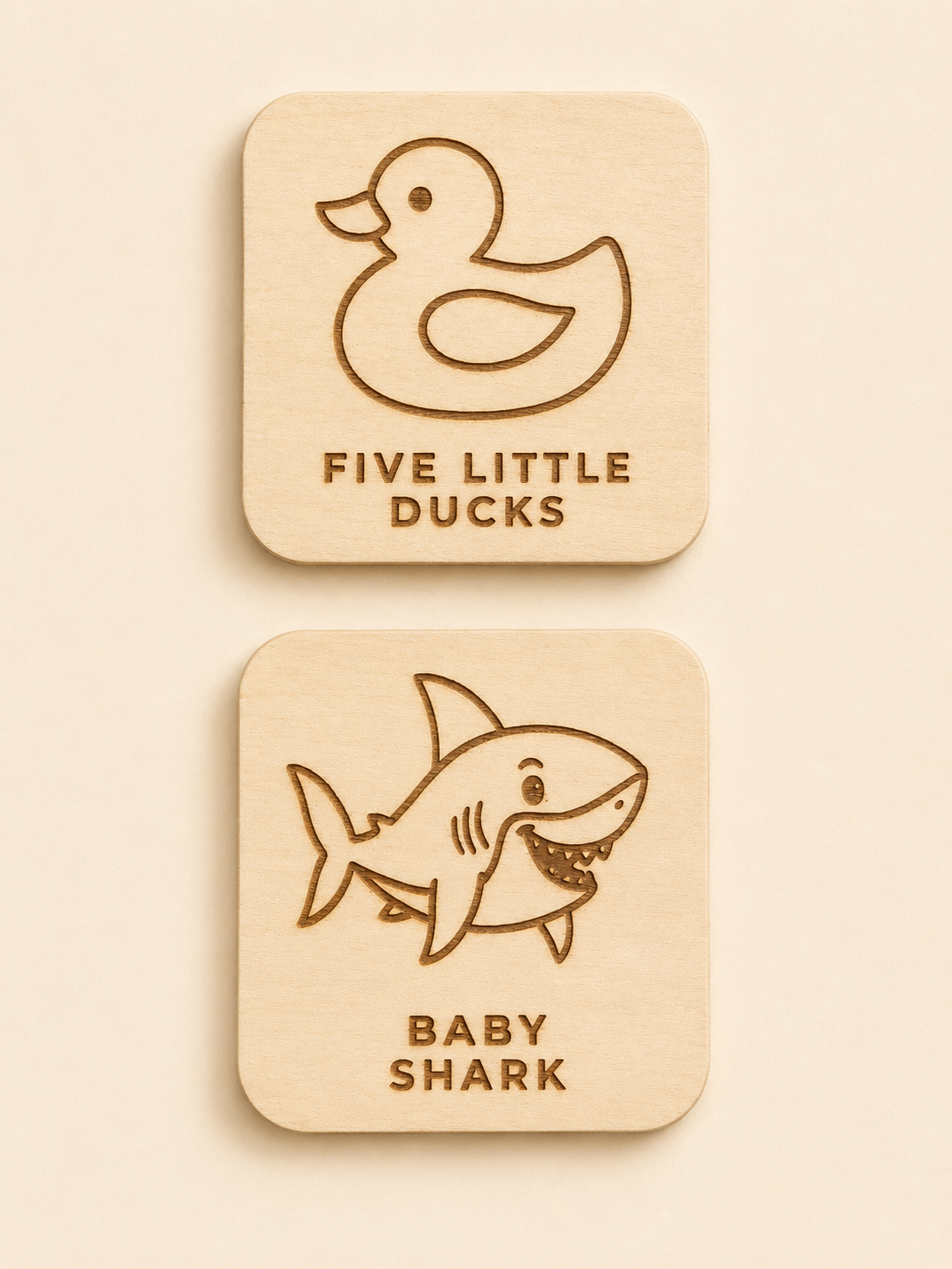 Song Squares | Wooden Nursery Rhyme & Singing Activity Set