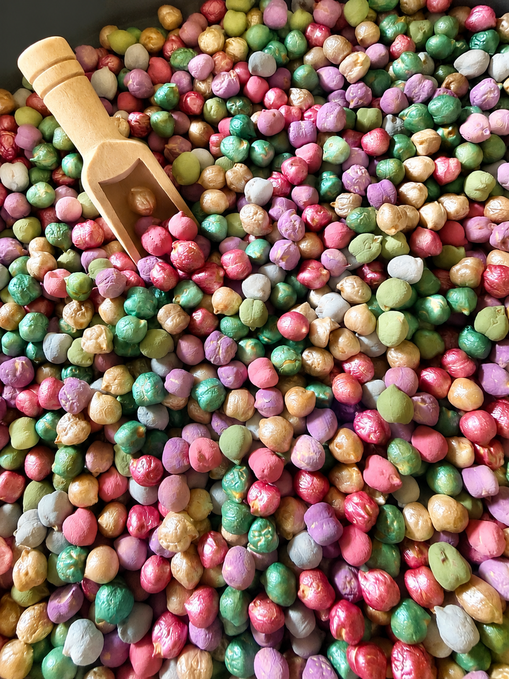 Pastel Sensory Play Mix | Chickpea Sensory Bin Filler