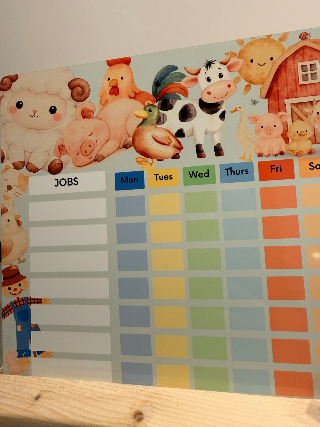 Farm Reward Chart | Reusable Behaviour & Routine Chart
