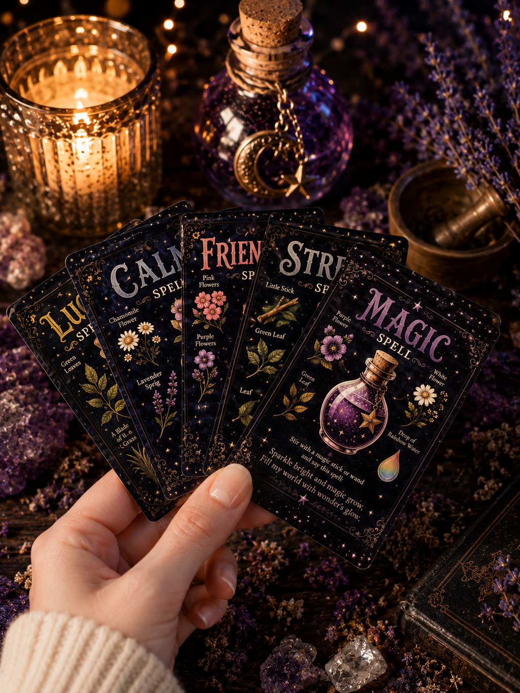 Waterproof Spell Cards