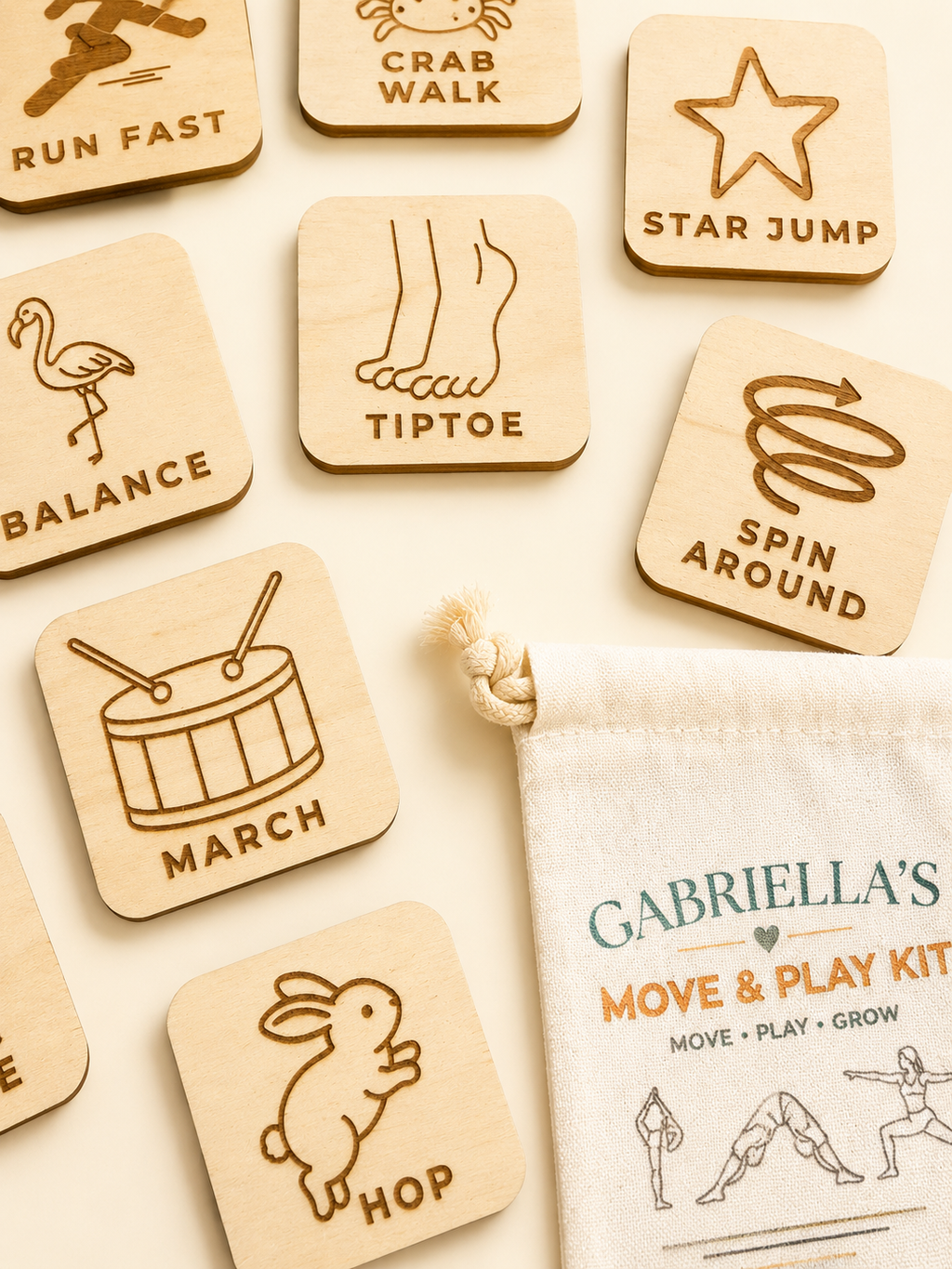 Move & Play Activity Kit | Movement Challenge Cards for Kids