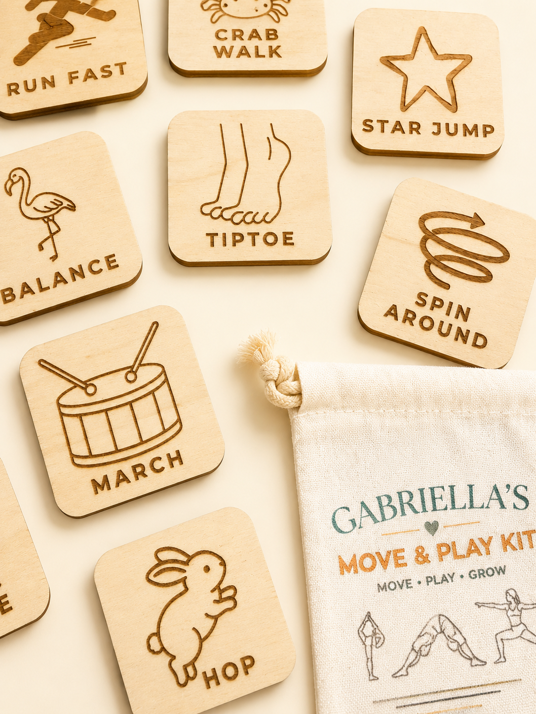 Move & Play Activity Kit | Movement Challenge Cards for Kids