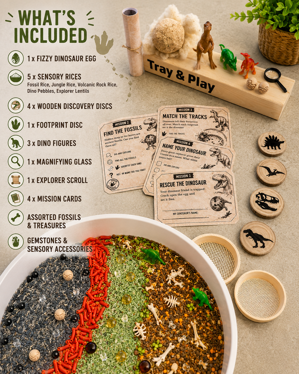 Dinosaur Sensory Play Kit