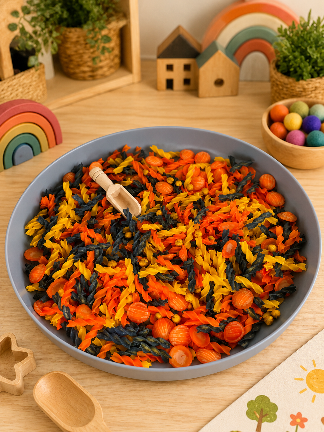 Construction Sensory Play Mix | Builder Rice & Pasta Sensory Bin Filler