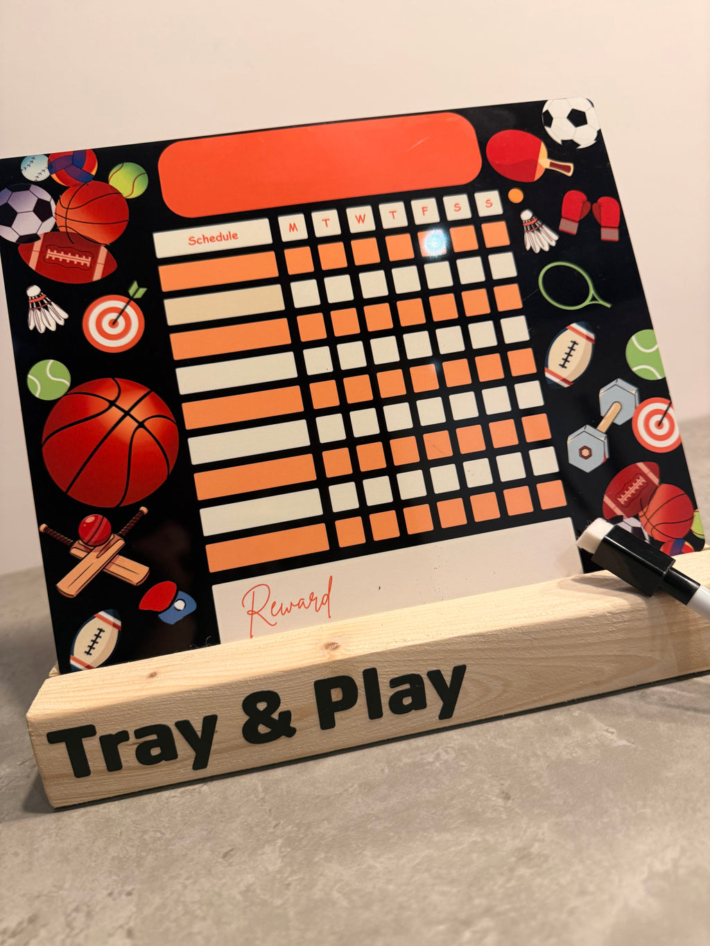 Sports Reward Chart | Reusable Behaviour & Routine Chart