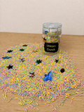 Unicorn Crunch Sensory Play Jar | 150ml Glass Sensory Mix
