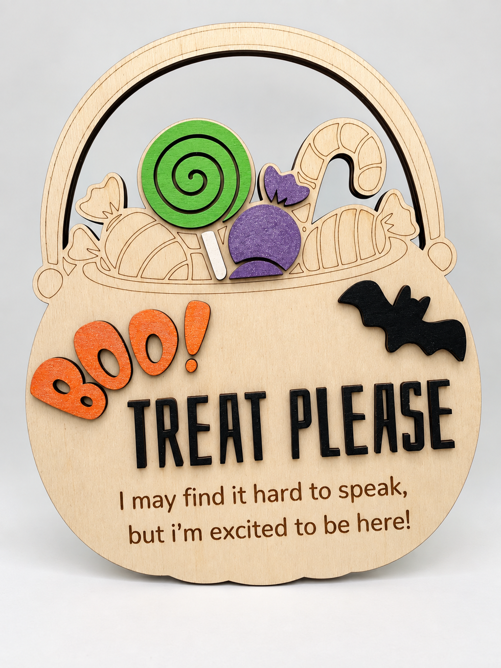 Trick or Treat Communication Sign