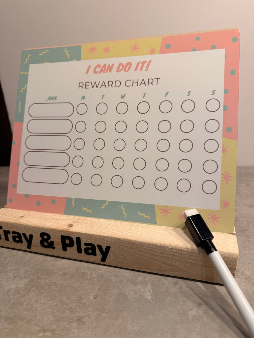 Pastel Reward Chart | Reusable Behaviour & Routine Chart
