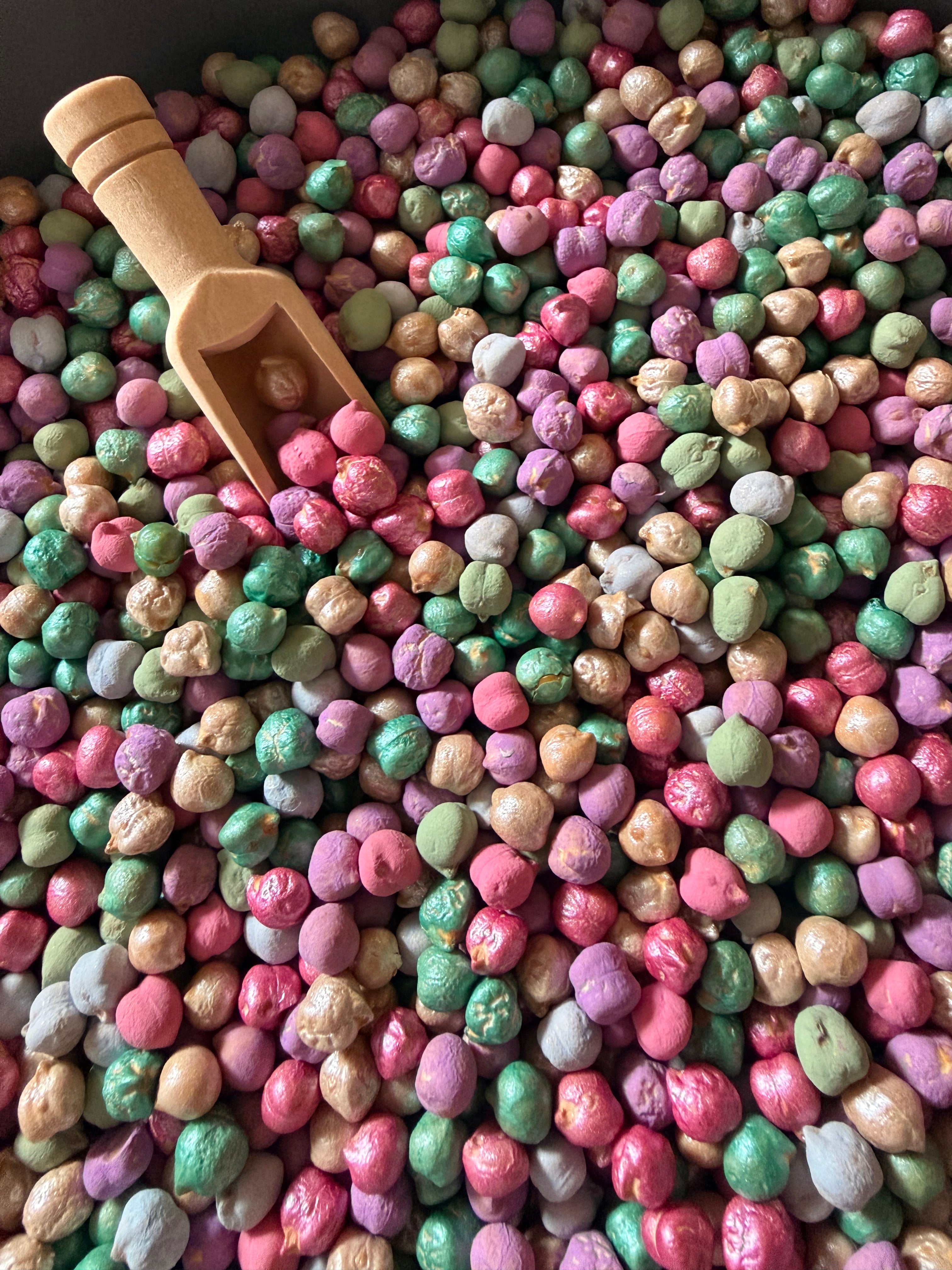 Pastel Sensory Play Mix | Chickpea Sensory Bin Filler