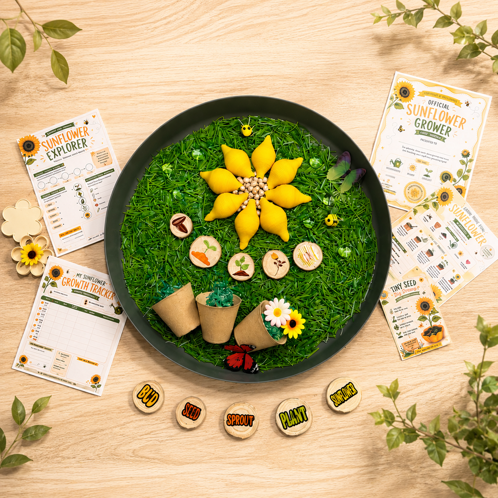 Sunflower Life Cycle Sensory Play Kit
