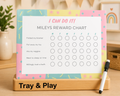 Personalised Pastel Reward Chart | Reusable Behaviour & Routine Chart