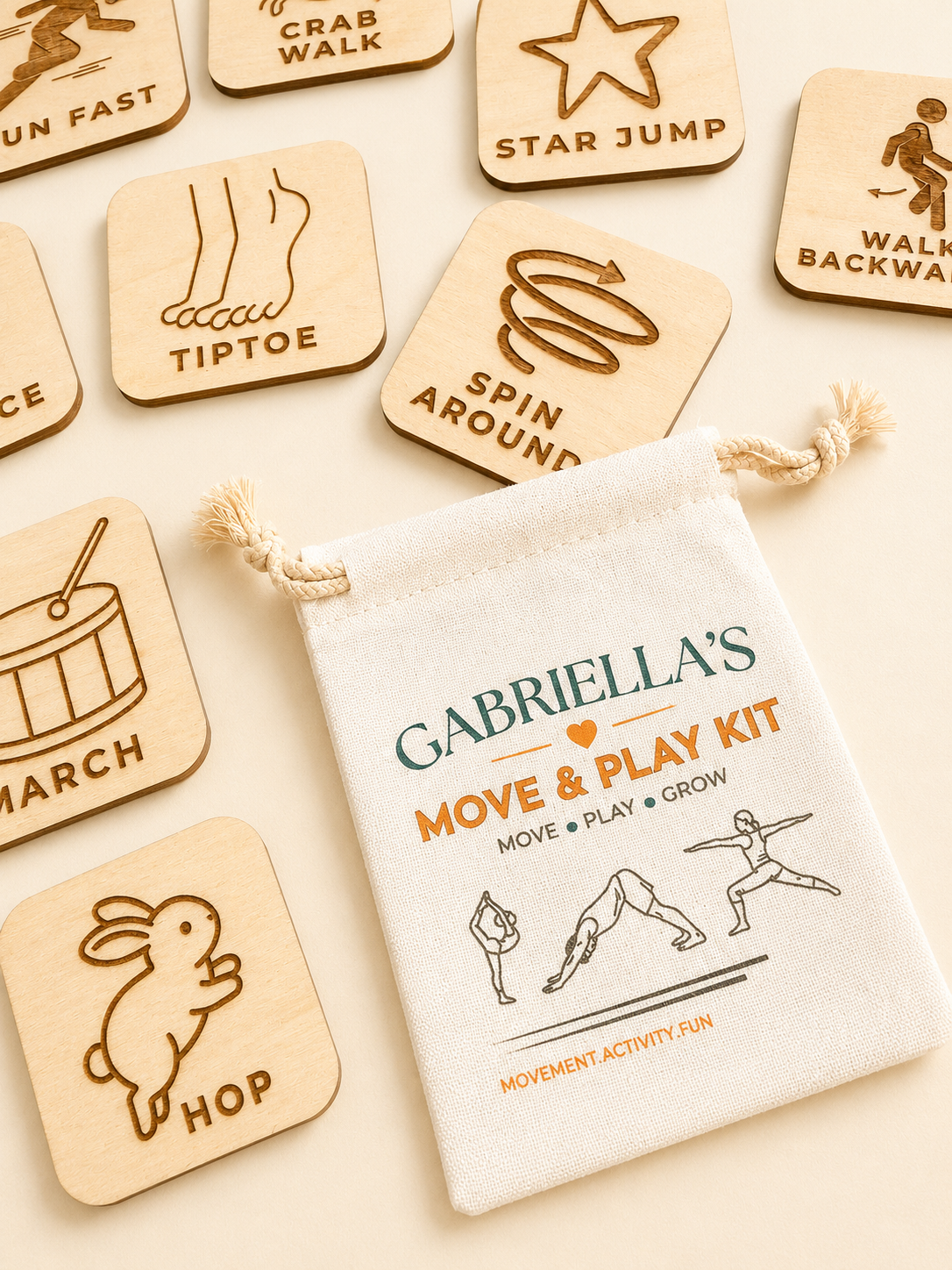Move & Play Activity Kit | Movement Challenge Cards for Kids