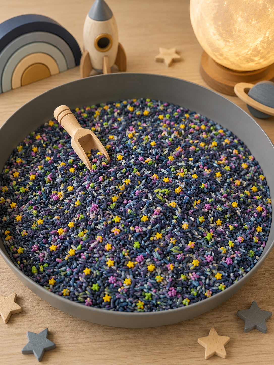 Space Sensory Play Mix | Galaxy Sensory Bin Filler