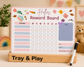 Personalised Sweet Treat Reward Chart | Reusable Behaviour & Routine Chart