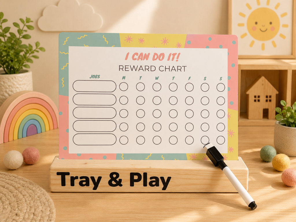 Pastel Reward Chart | Reusable Behaviour & Routine Chart