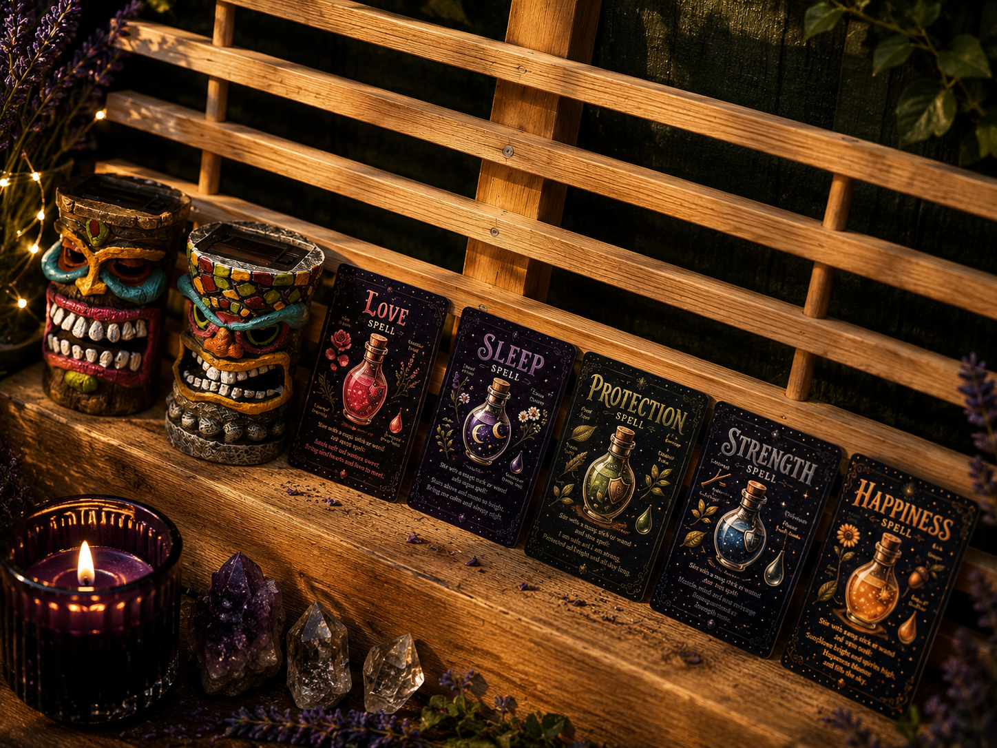 Waterproof Spell Cards