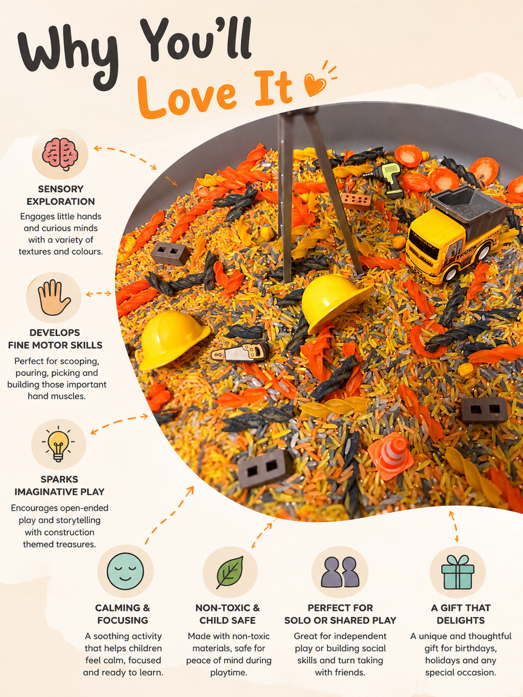Construction Sensory Play Kit