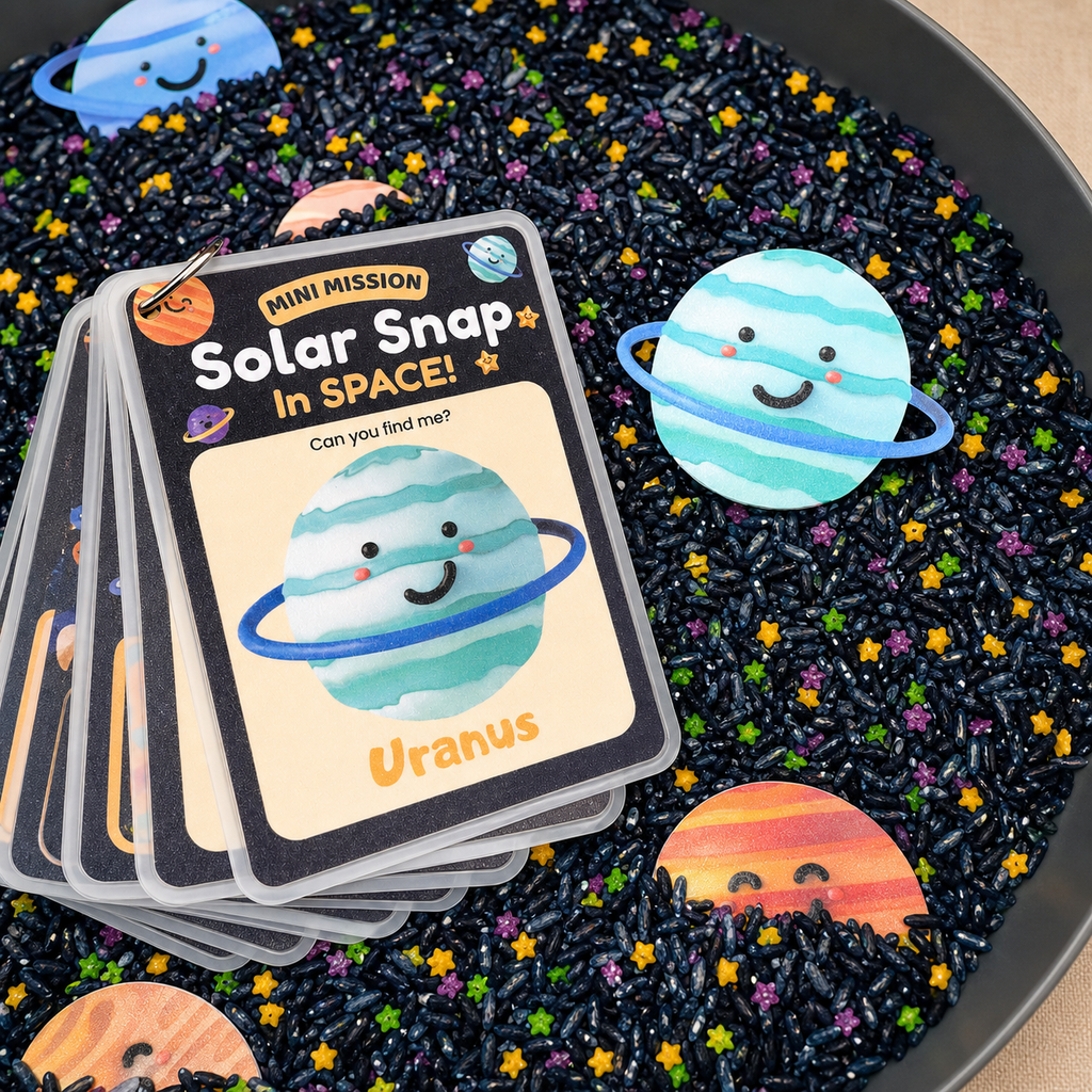 Space Sensory Play Kit | Solar System Learning Through Play Activity