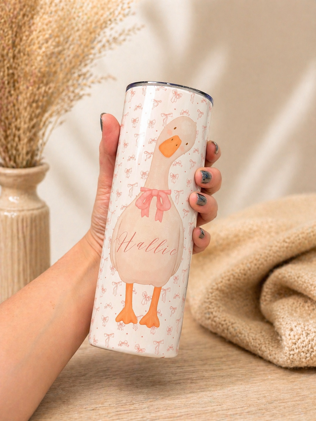 Personalised Goose Name Tumbler | 20oz Insulated Cup