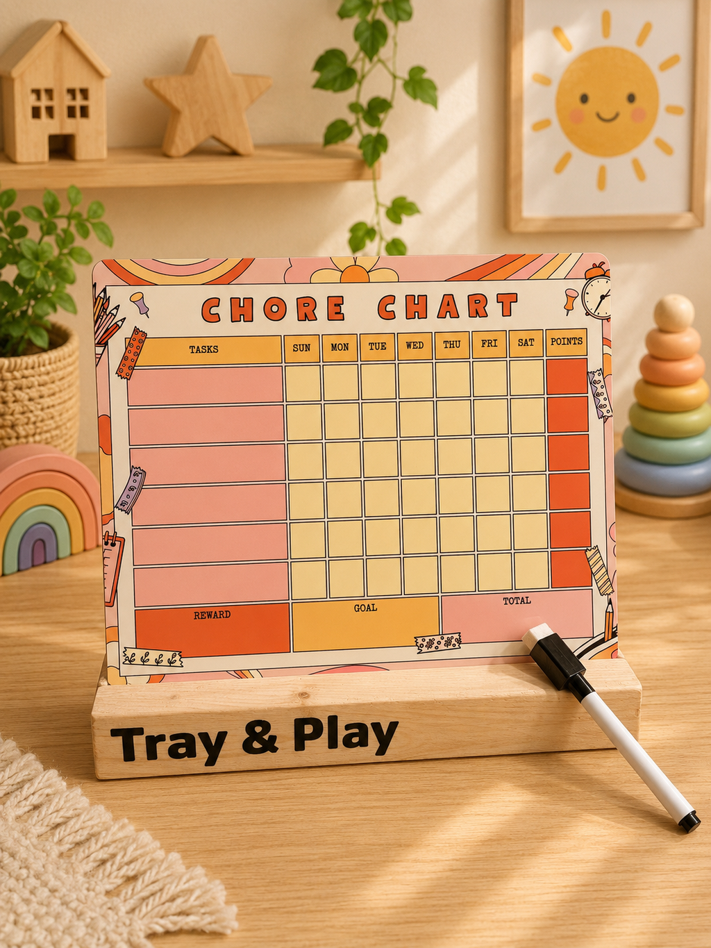 Flower Power Reward Chart | Reusable Behaviour & Routine Chart