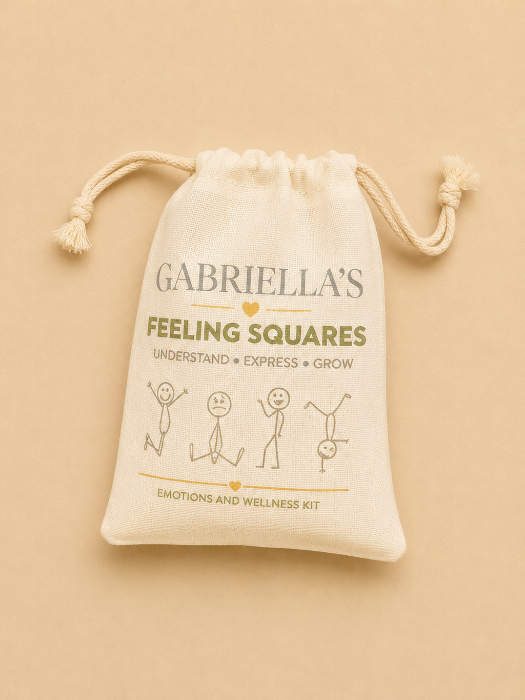 Feeling Squares | Wooden Emotions & Feelings Learning Set