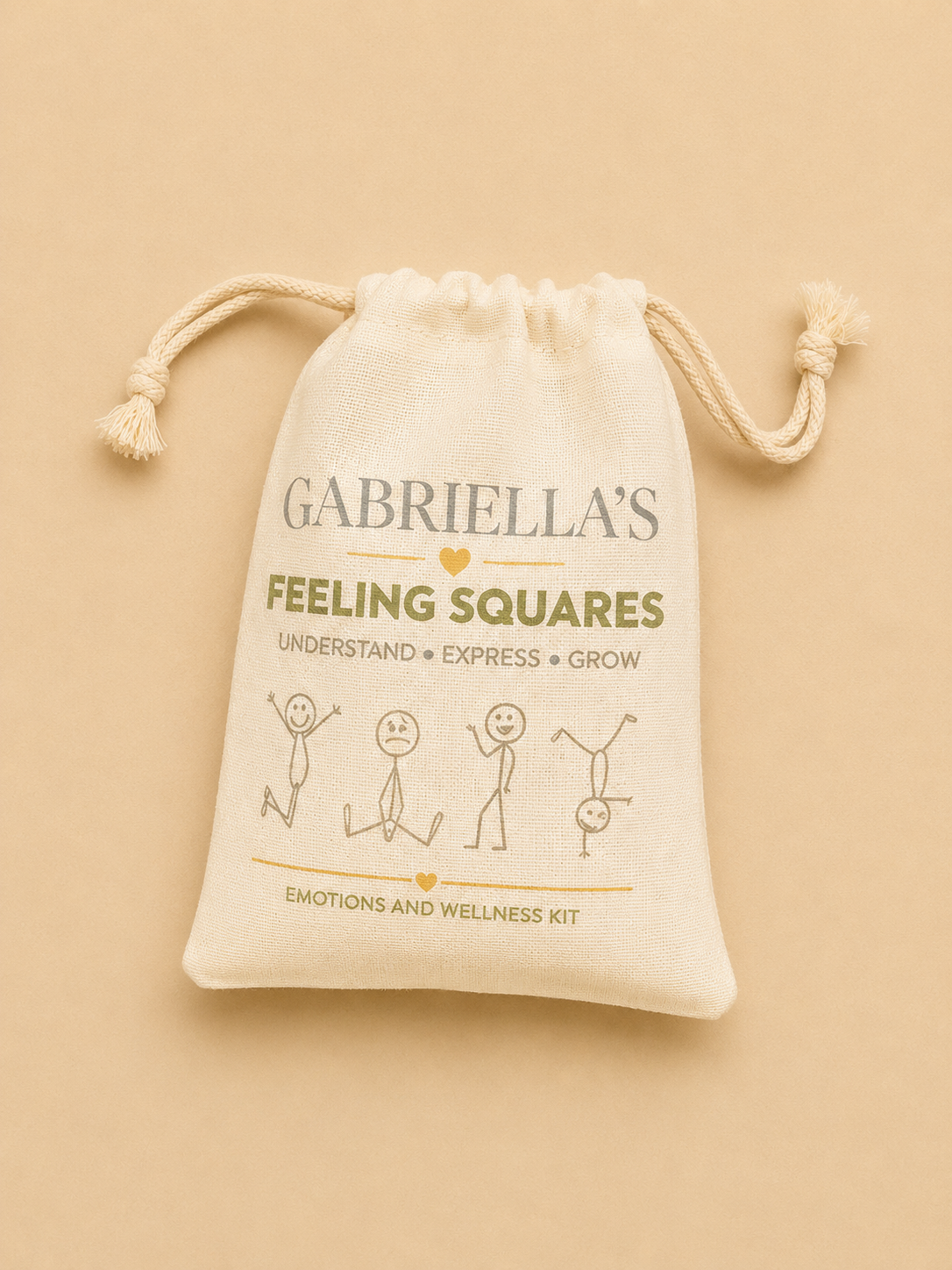 Feeling Squares | Wooden Emotions & Feelings Learning Set