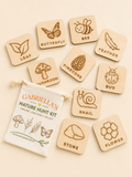 Nature Hunt Kit | Wooden Nature Scavenger Hunt Activity for Kids