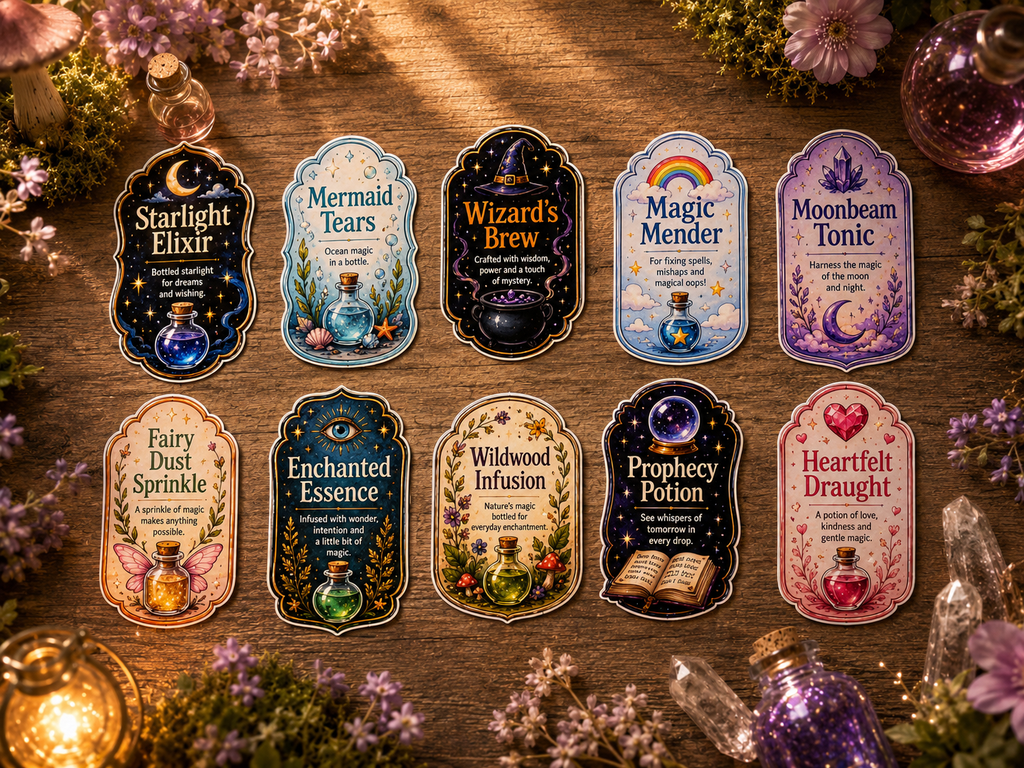Magical Potion Labels
