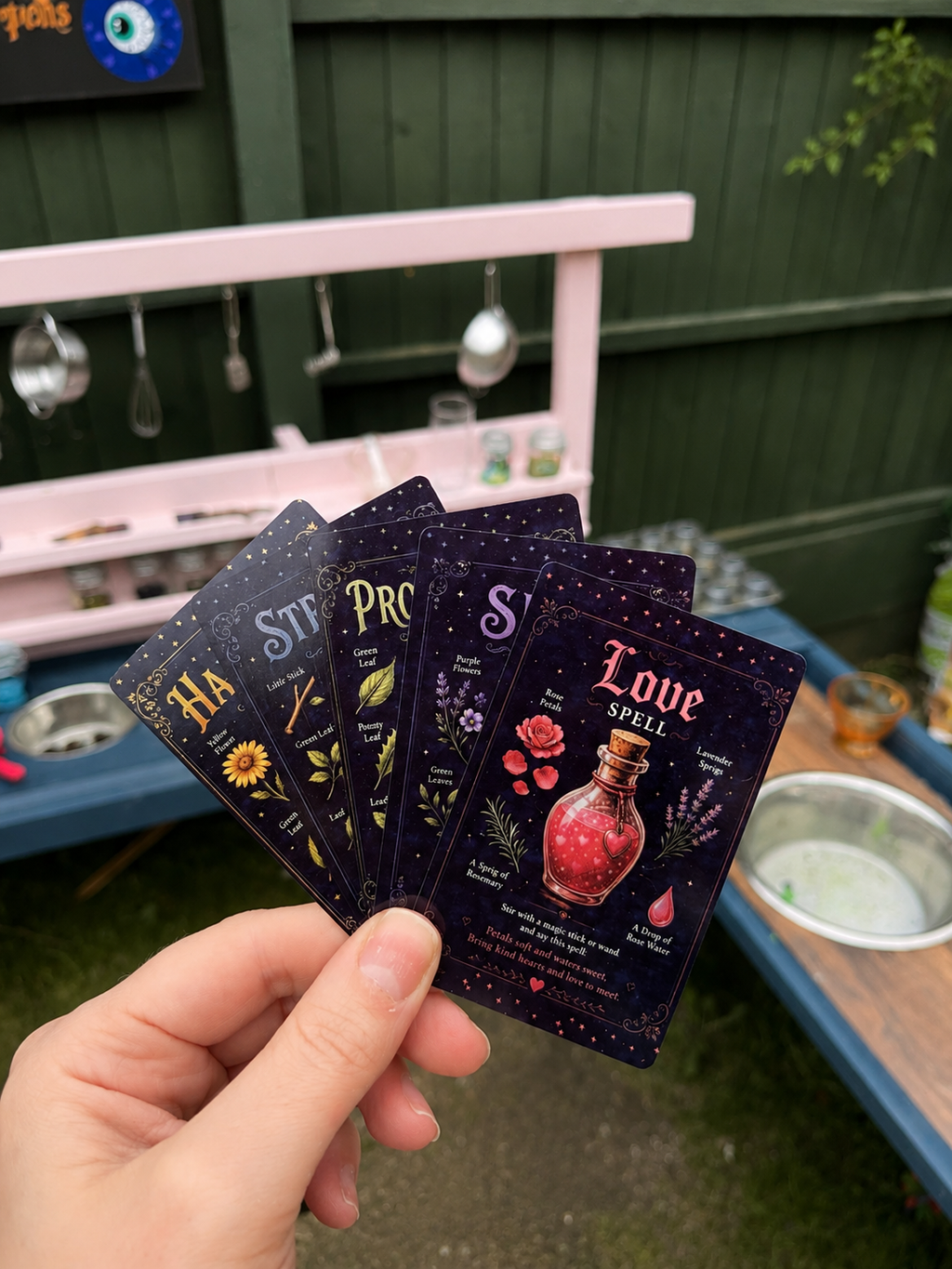 Waterproof Spell Cards
