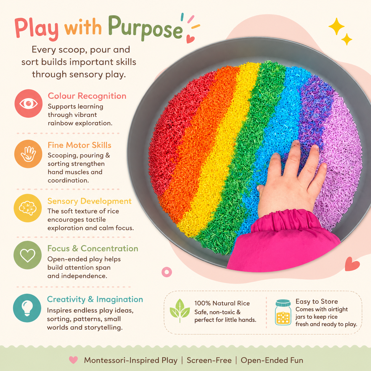 Rainbow Sensory Jars (Full Set)