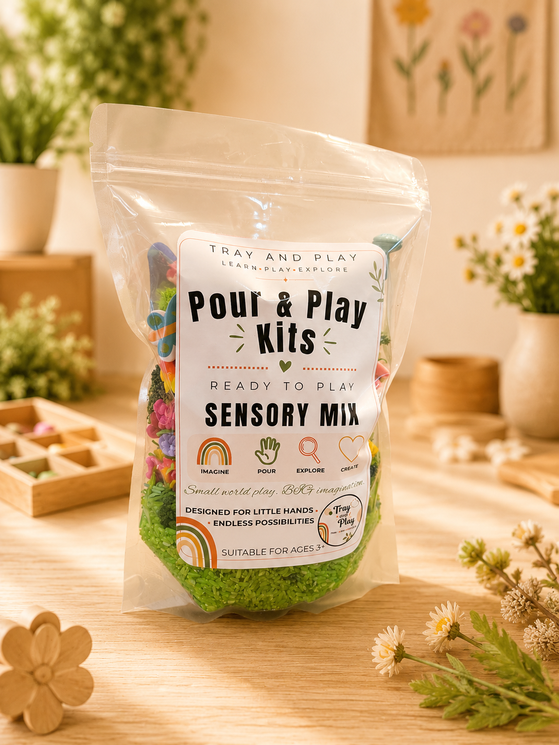 In The Meadow Pour & Play Sensory Kit