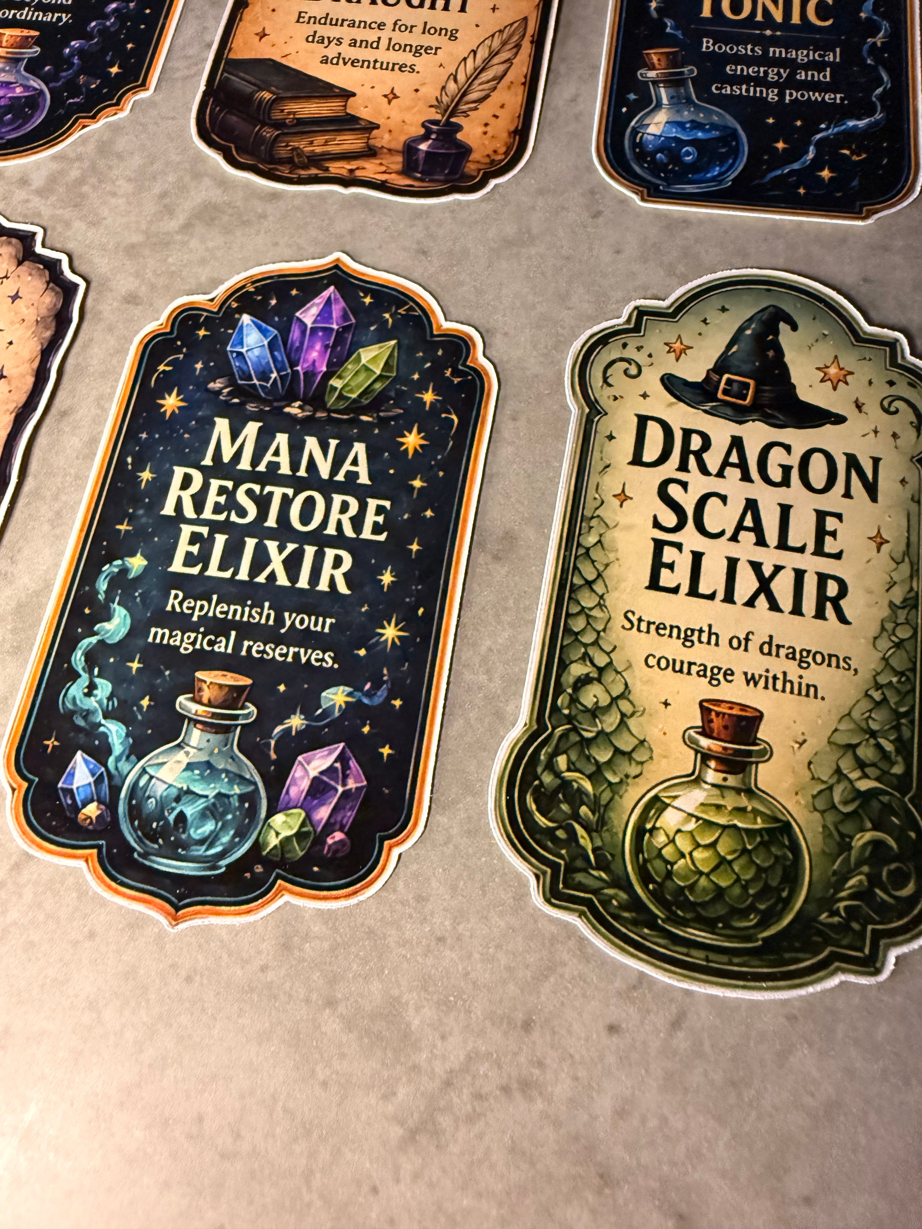 Wizard Potion Labels