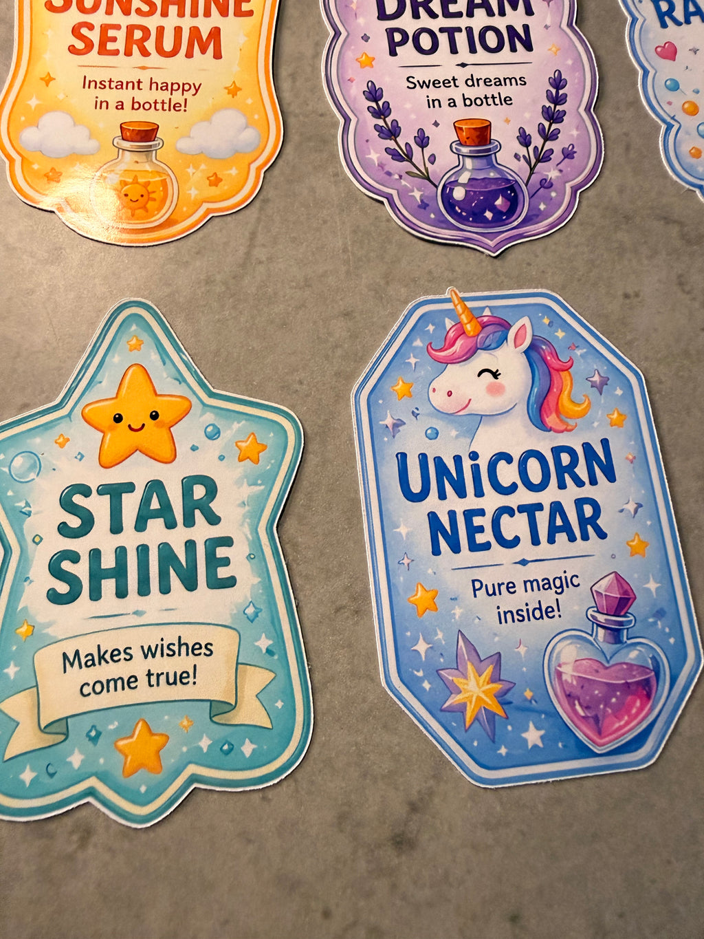 Magic Potion Labels | Splash Resistant Stickers